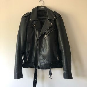 Men’s Black Leather Jacket
